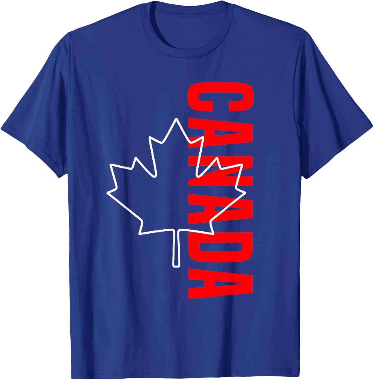 Canada Canada Canada Vancouver Montreal Flag T-Shirt - T-Shirt | Royal