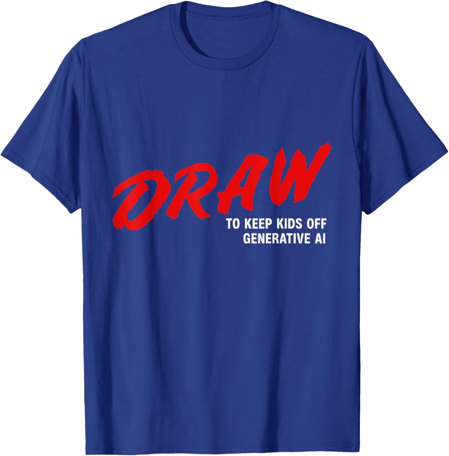 Anti AI T-Shirt - T-Shirt | Royal