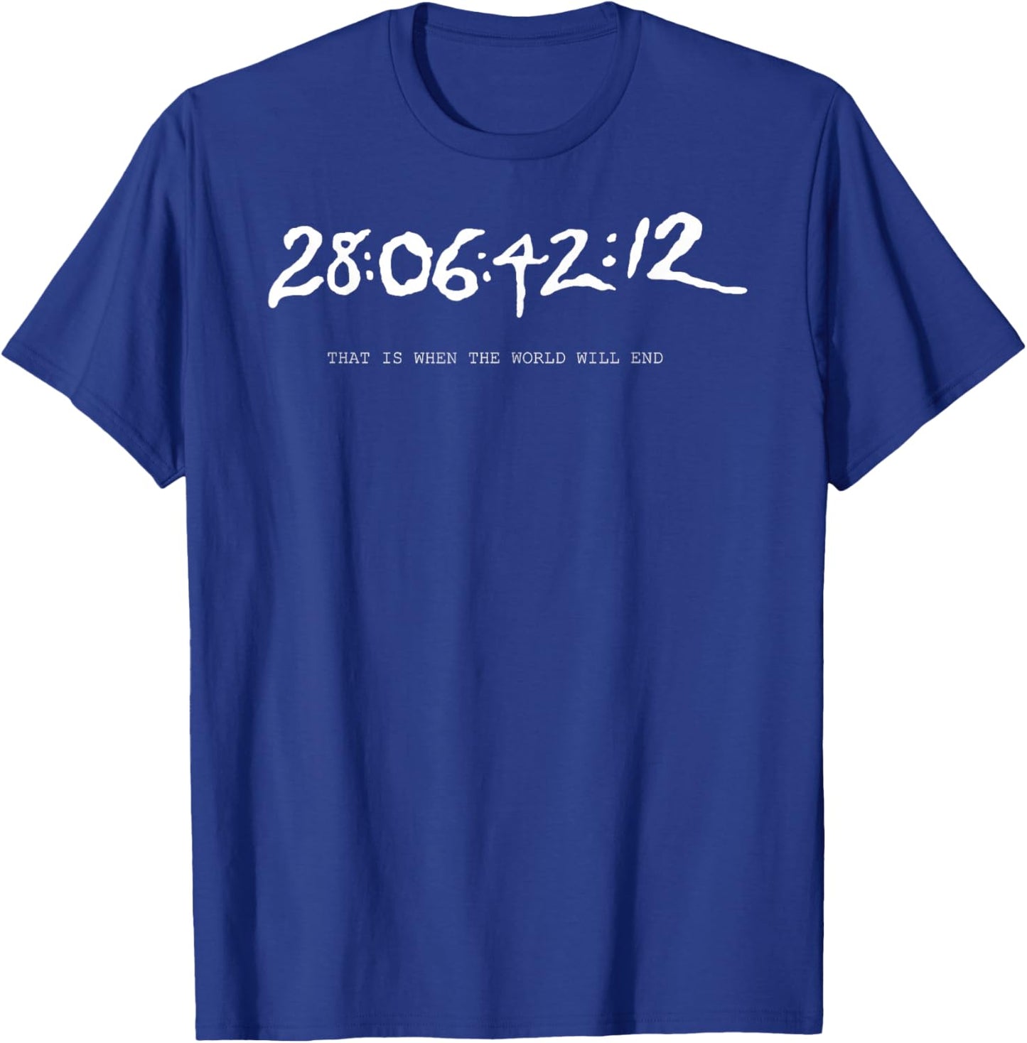 World End Clock T-Shirt - T-Shirt | Royal