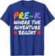 Funny Pre-K Teacher Art Women Kindergarten Preschool T-Shirt - T-Shirt | Royal