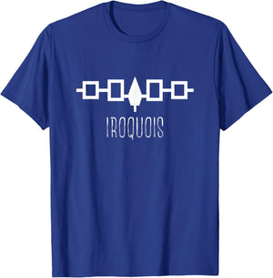 Sailor Nostalgia Gifts Iroquois Flag Haudenosaunee Iroquoian Tribe Pride T-Shirt - T-Shirt | Royal