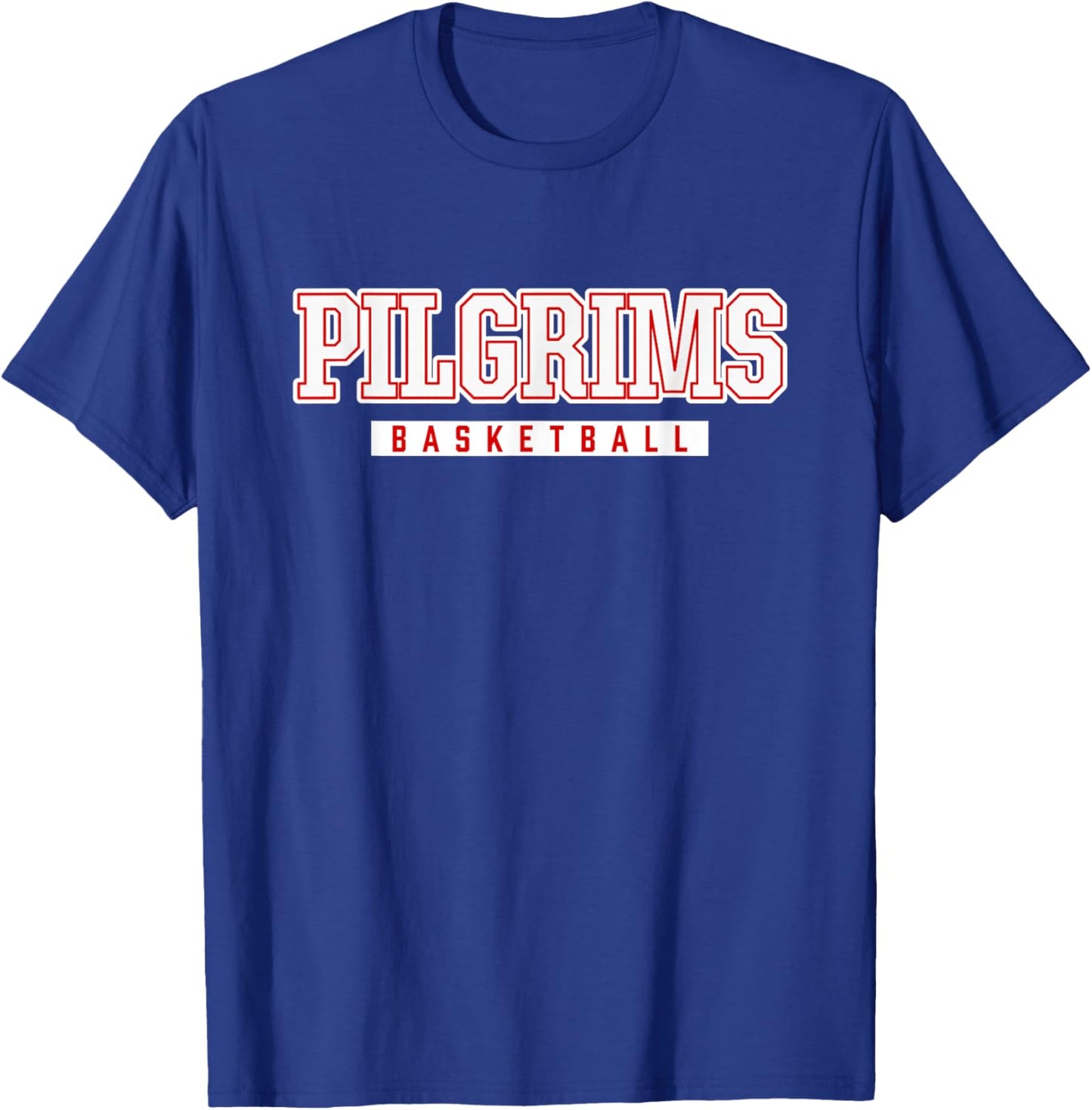 Pilgrims Basketball Plymouth High School T-Shirt - T-Shirt | Royal