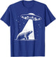 Manatee Dad Mom Lover - Funny Alien UFO T-Shirt - T-Shirt | Royal
