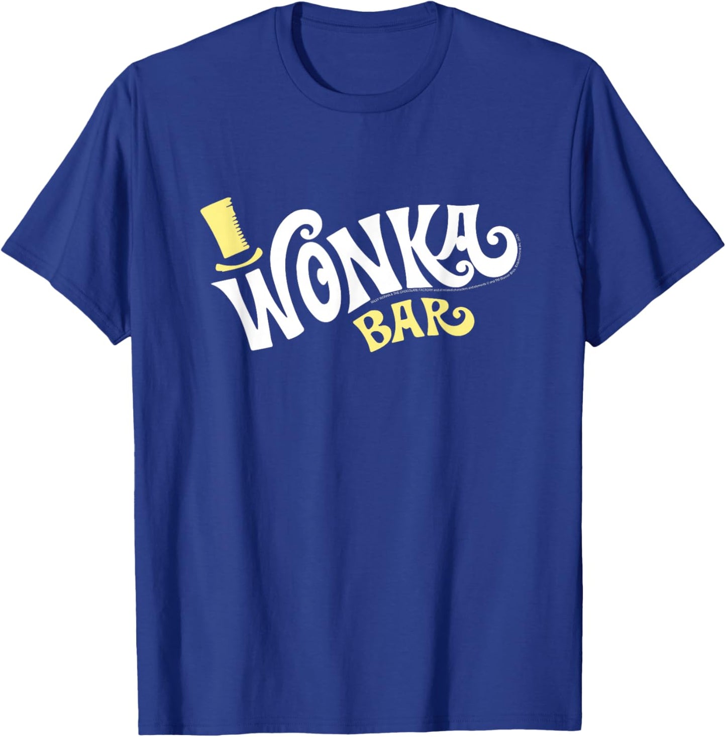 Willy Wonka and The Chocolate Factory Wonka Bar Movie T-Shirt - T-Shirt | Royal