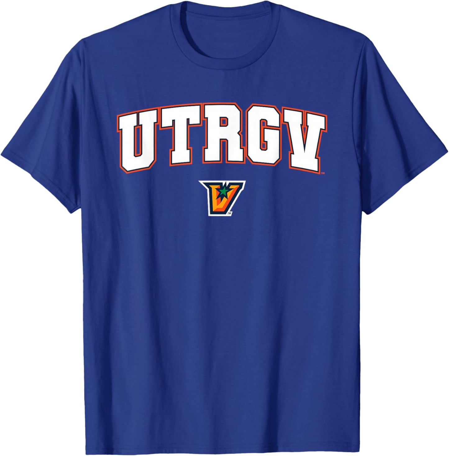 UT Rio Grande Valley UTRGV Vaqueros Arch Logo T-Shirt - T-Shirt | Royal