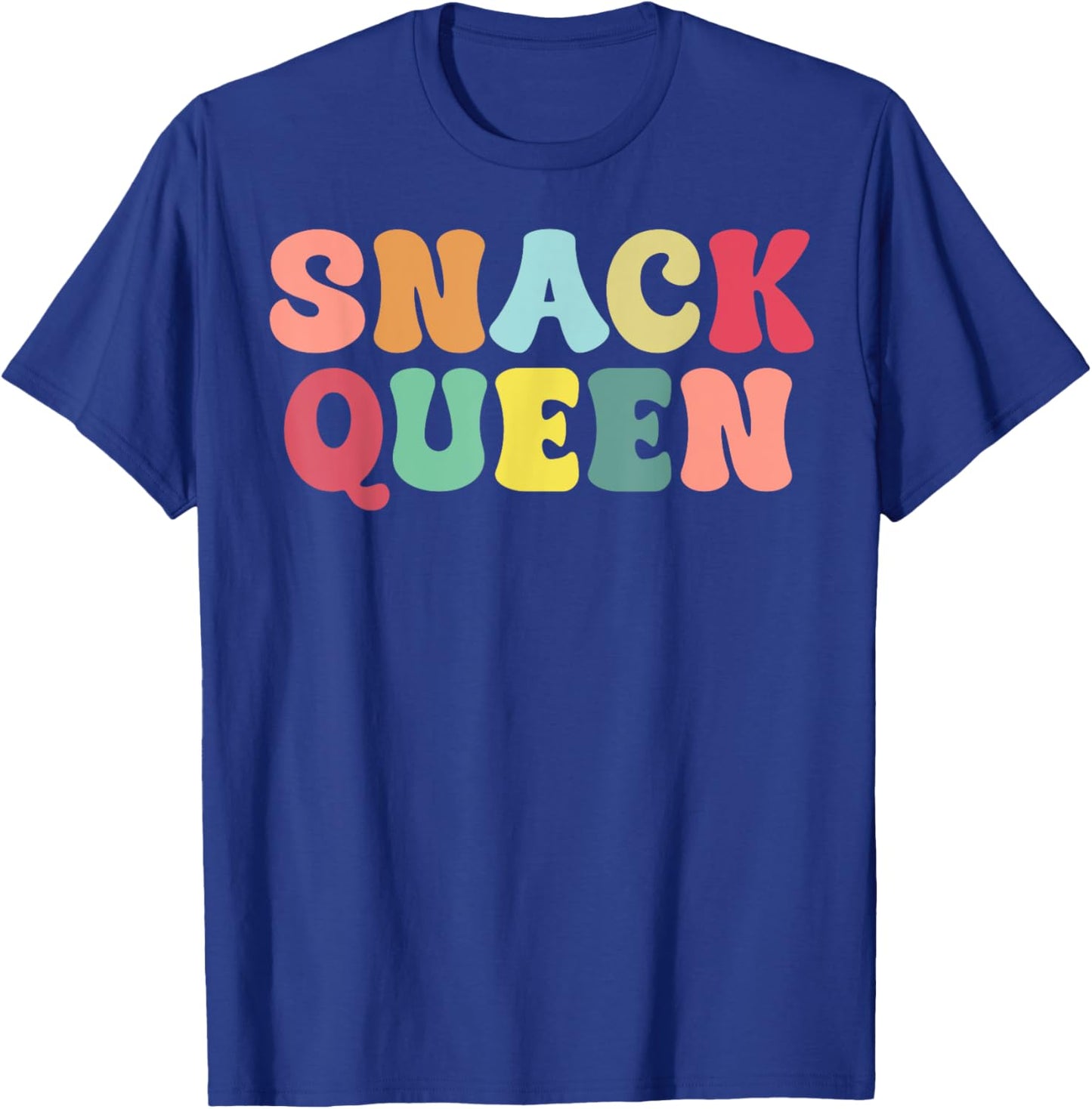Snack Queen Food Lover Foodie Funny Cooking Snack Lover T-Shirt - T-Shirt | Royal