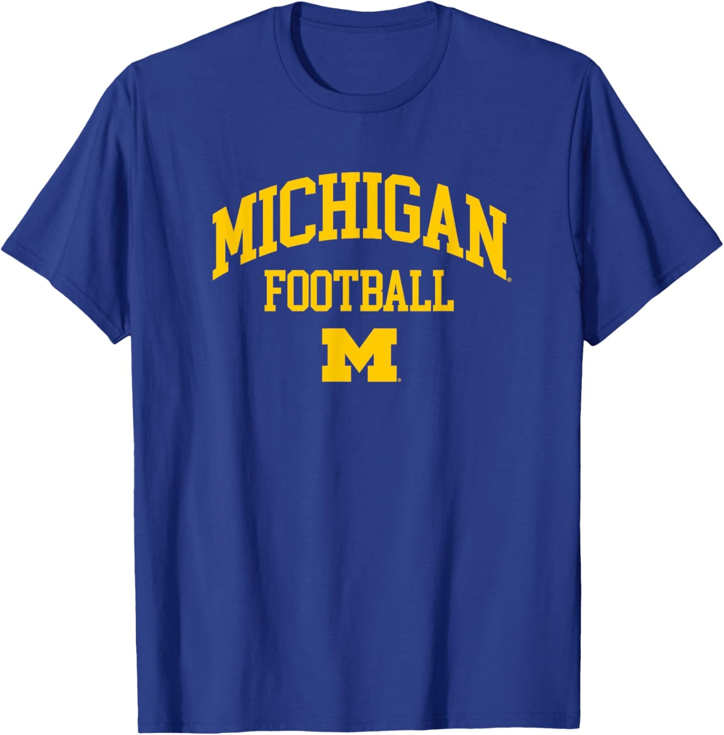 University of Michigan Wolverines Football T-Shirt - T-Shirt | Royal