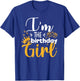 I'm Of The Birthday Girl Funny Party Crew Group Friends T-Shirt - T-Shirt | Royal