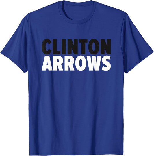 Clinton Arrows Bold T-Shirt - T-Shirt | Royal