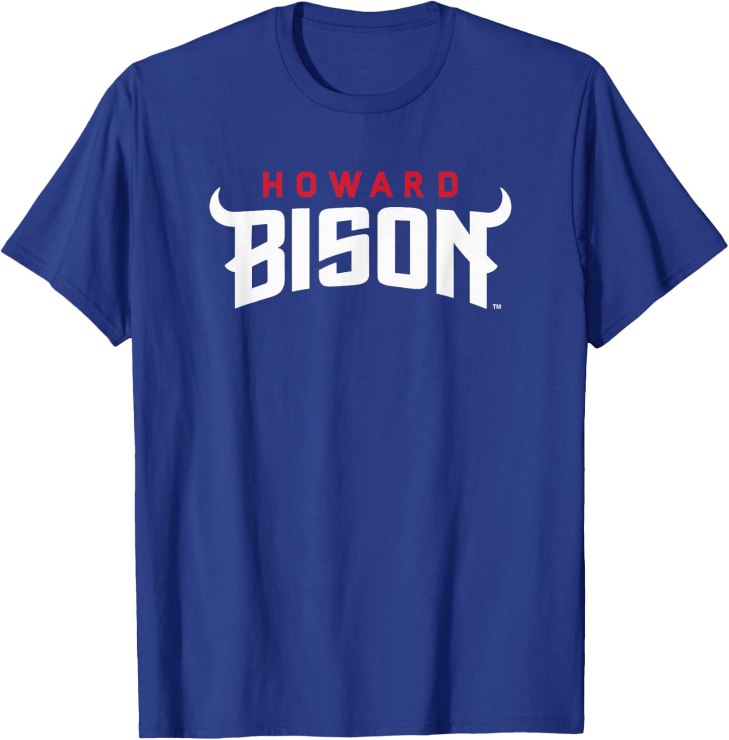 Howard Bison Classic Logo Officially Licensed T-Shirt - T-Shirt | Royal