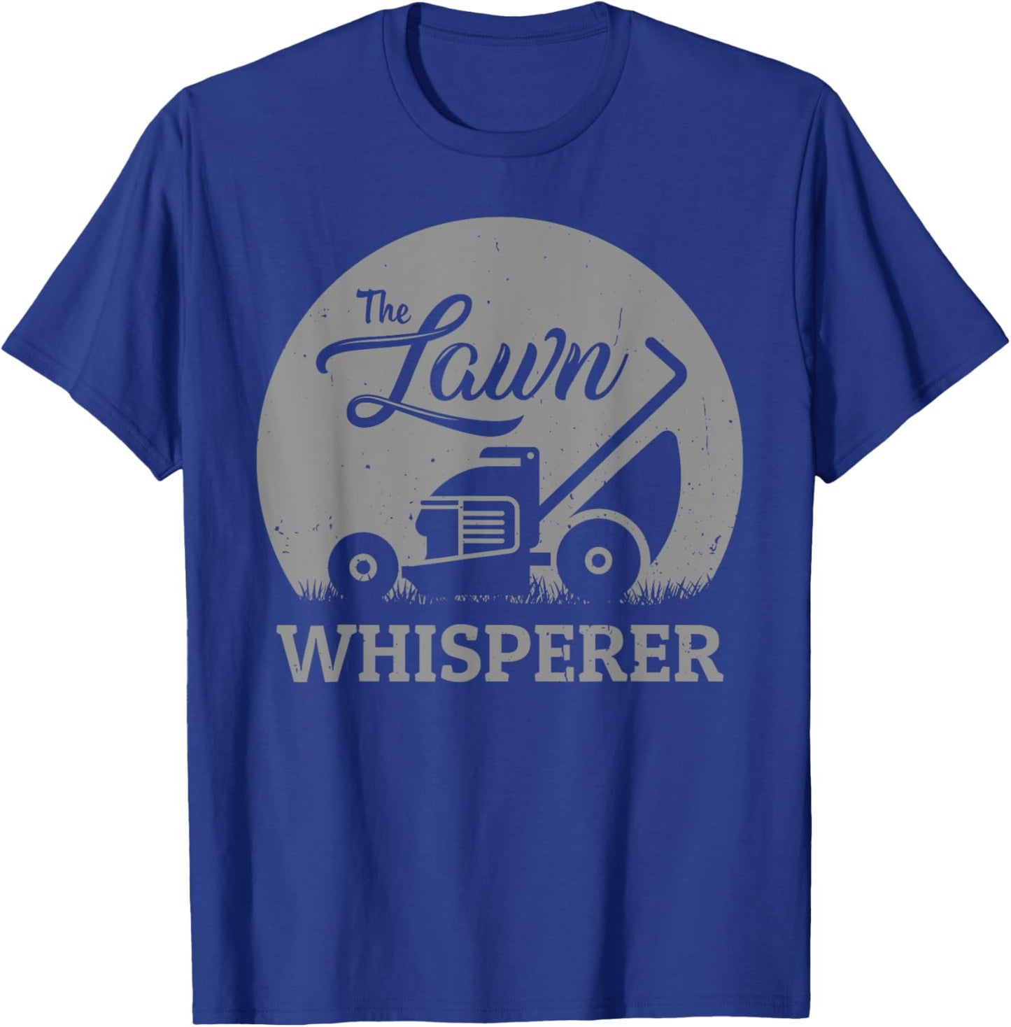 Lawn Whisperer Funny Gardener Lawn Mower Gag Outfit T-Shirt - T-Shirt | Royal