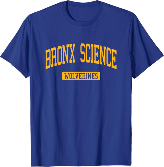 Bronx Science High School HS Bronx NY Varsity Sports T-Shirt - T-Shirt | Royal