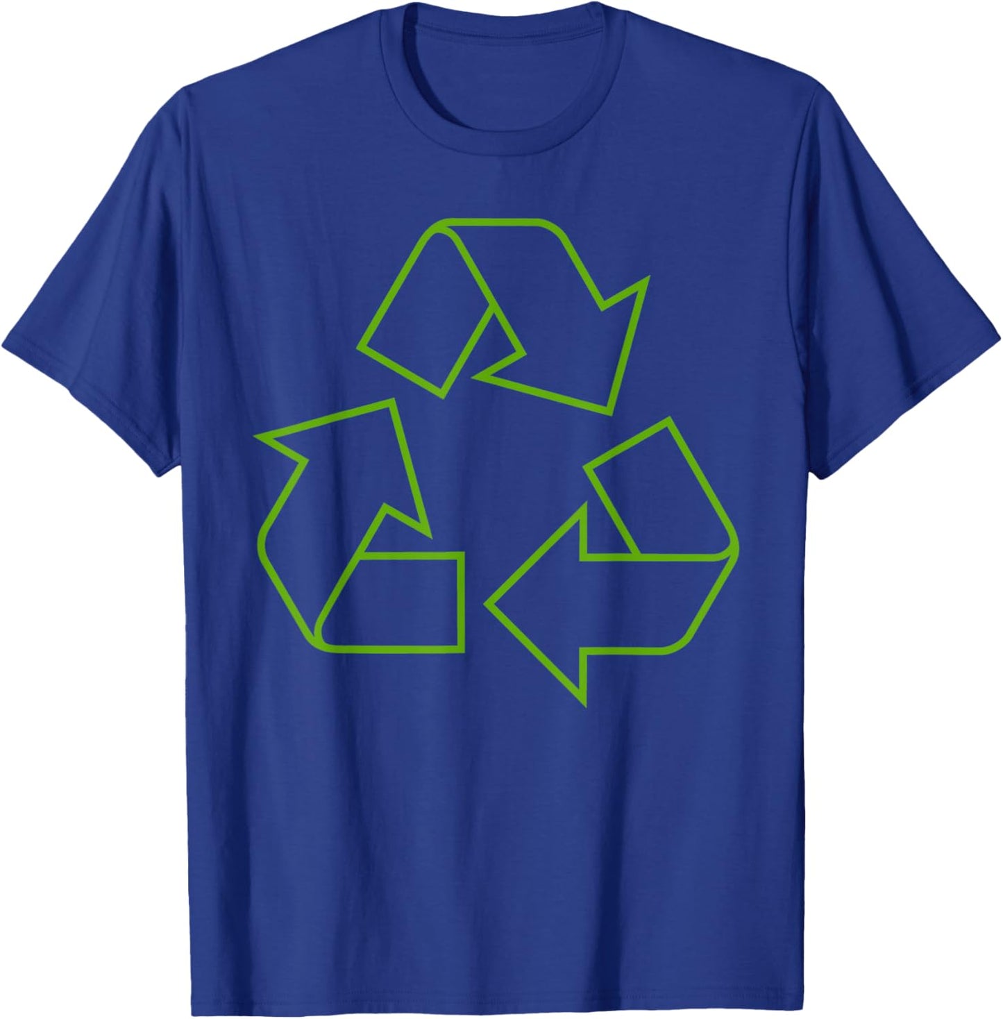 Recycling Logo Recycle Symbol Earth Day Green Men Kids Women T-Shirt - T-Shirt | Royal