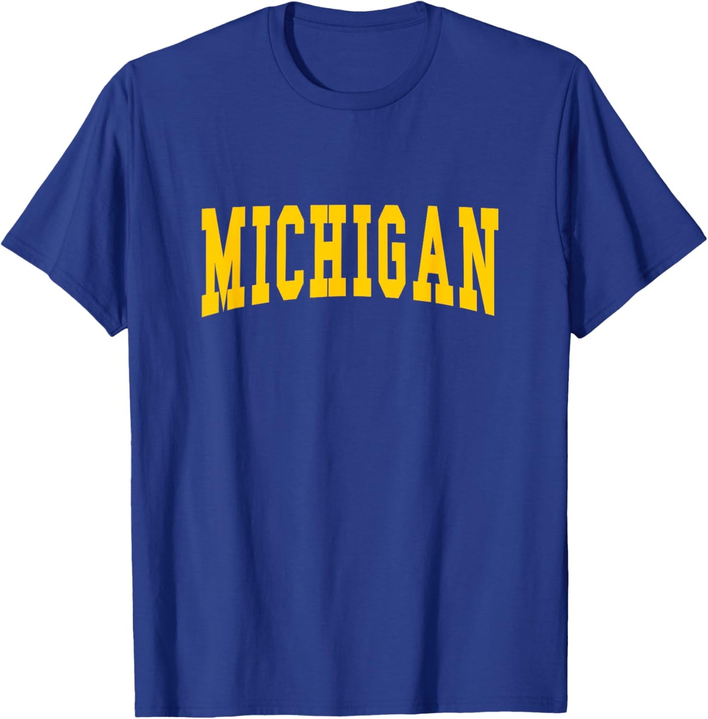 MICHIGAN - Throwback Design - Classic T-Shirt - T-Shirt | Royal
