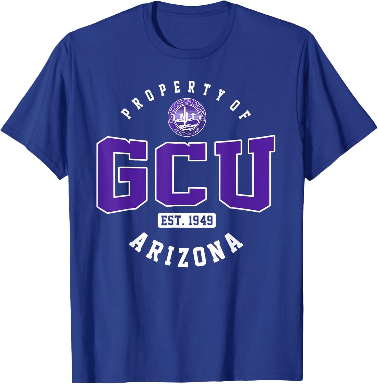 Property of Grand Canyon University Arch Vintage Design T-Shirt - T-Shirt | Royal