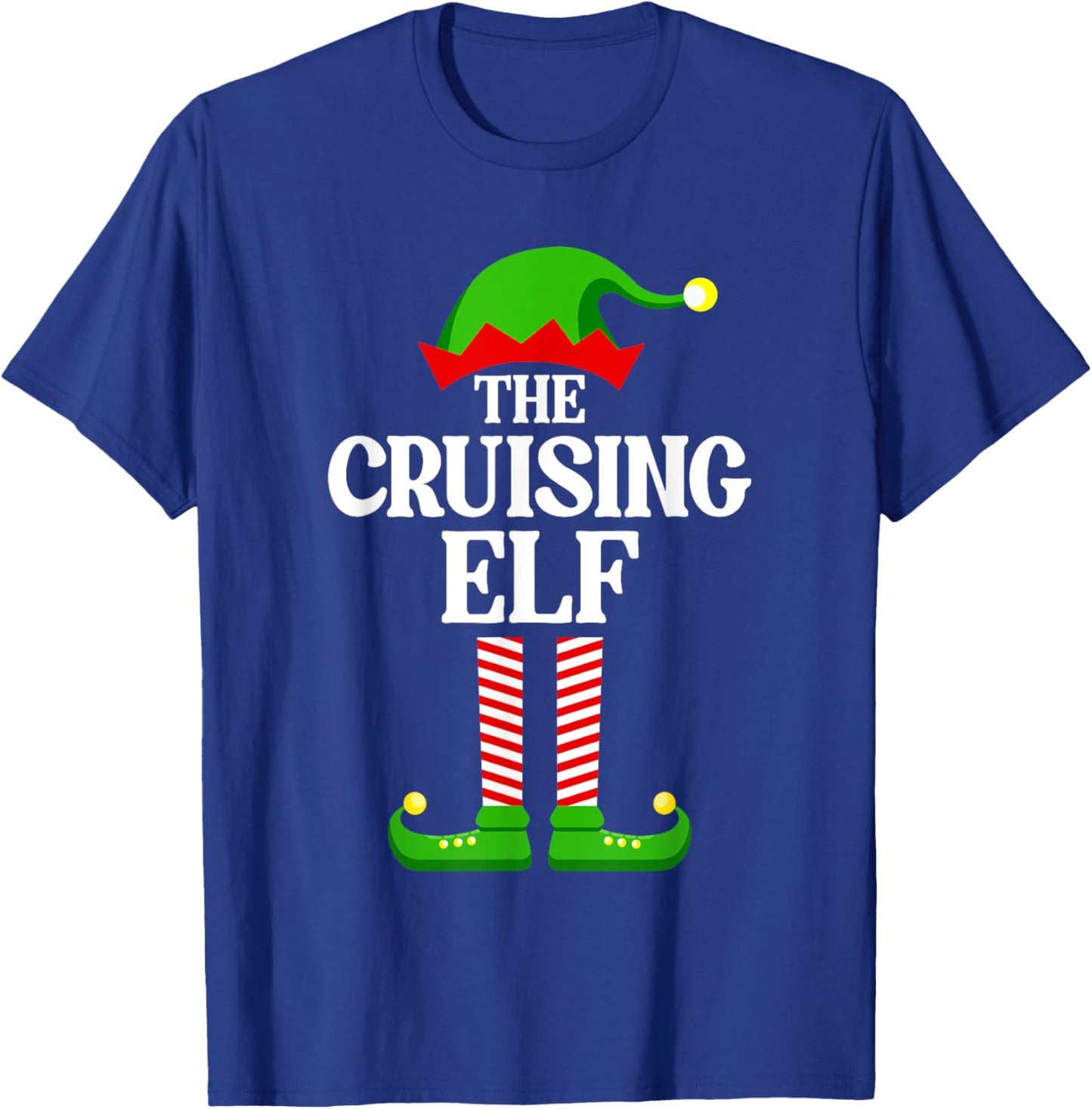 Cruising Elf Family Matching Group Funny Christmas T-Shirt - T-Shirt | Royal