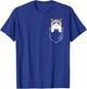 Girls Kids Cute Pocket Ragdoll Cat Lover T-Shirt - T-Shirt | Royal