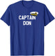 Captain Don - First Name Gift T-Shirt - T-Shirt | Royal