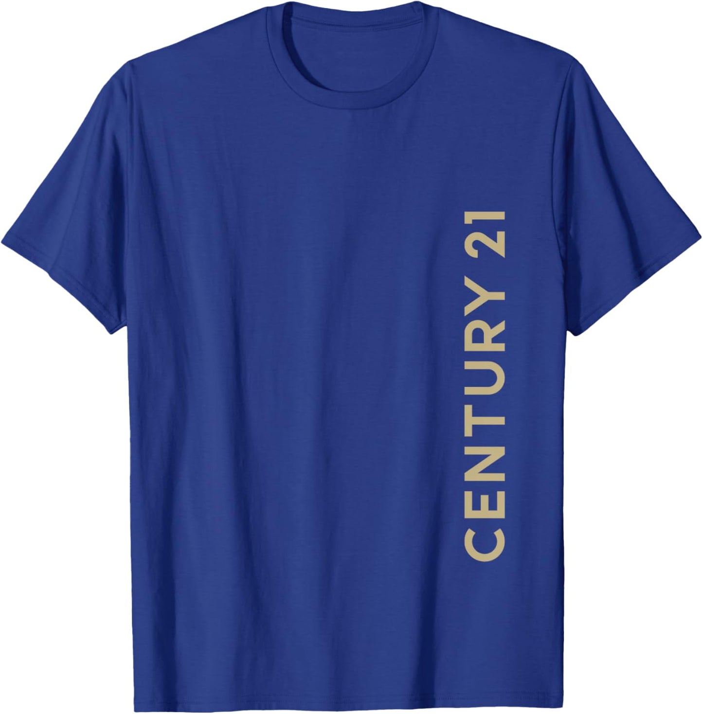 C21 Gold Logo - Vertical T-Shirt - T-Shirt | Royal