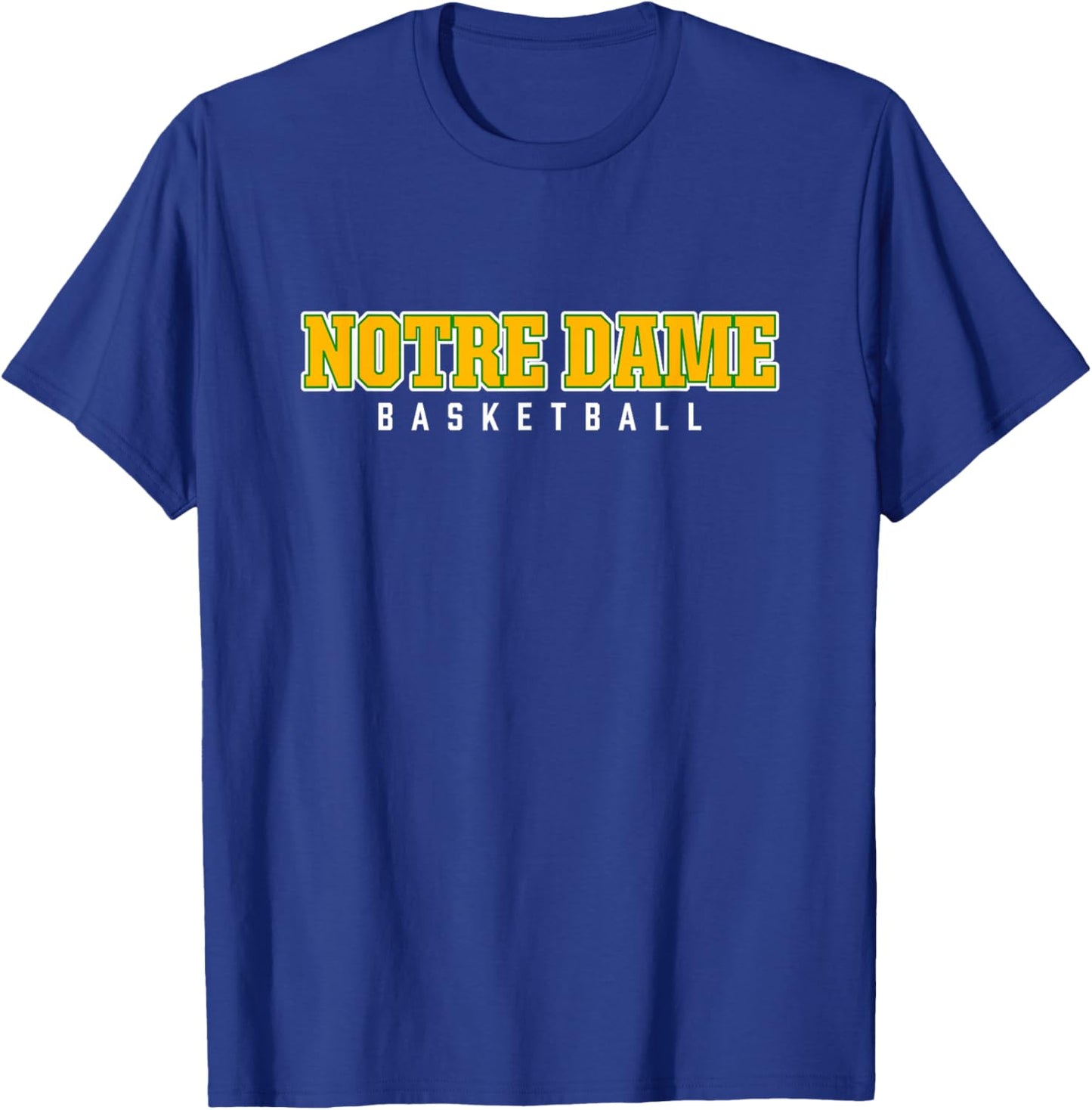 Notre Dame High School Basketball T-Shirt - T-Shirt | Royal