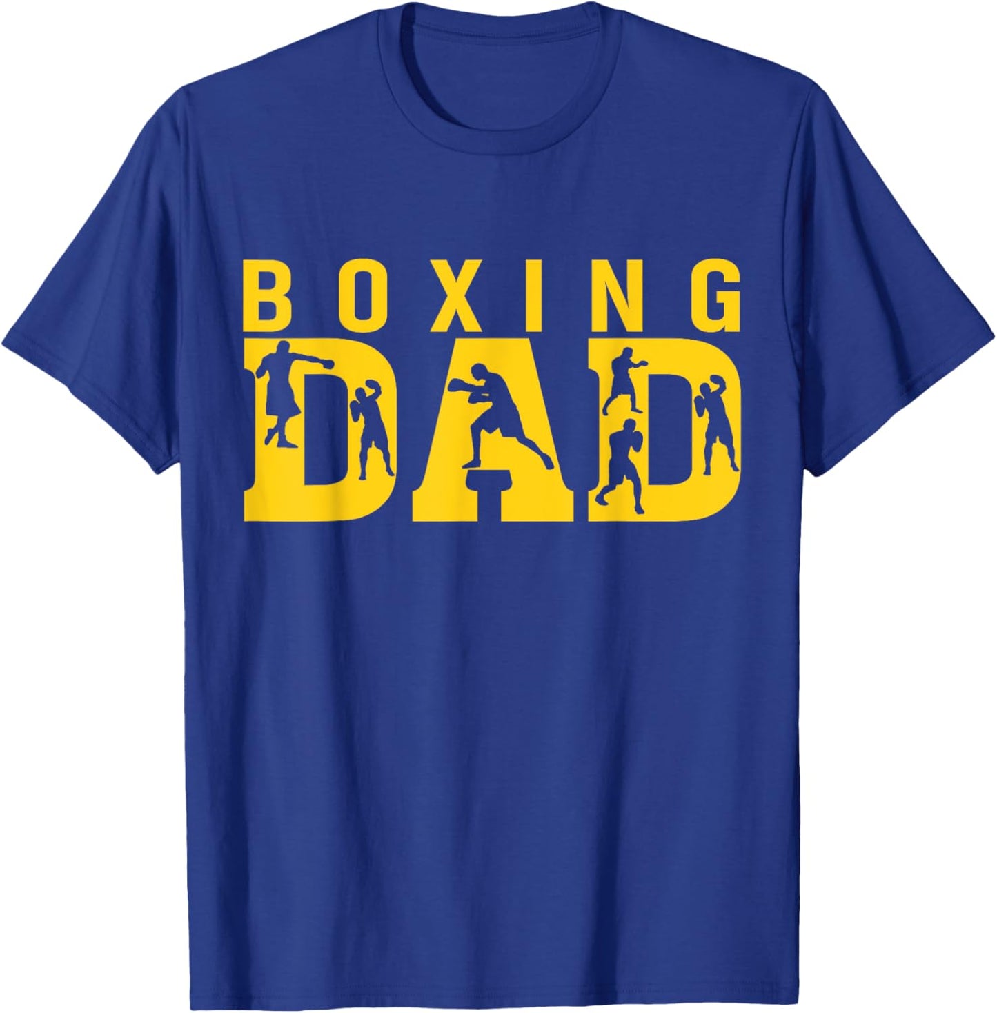 Gym Boxer Love Dad Boxing Lover Training Box Player Papa T-Shirt - T-Shirt | Royal