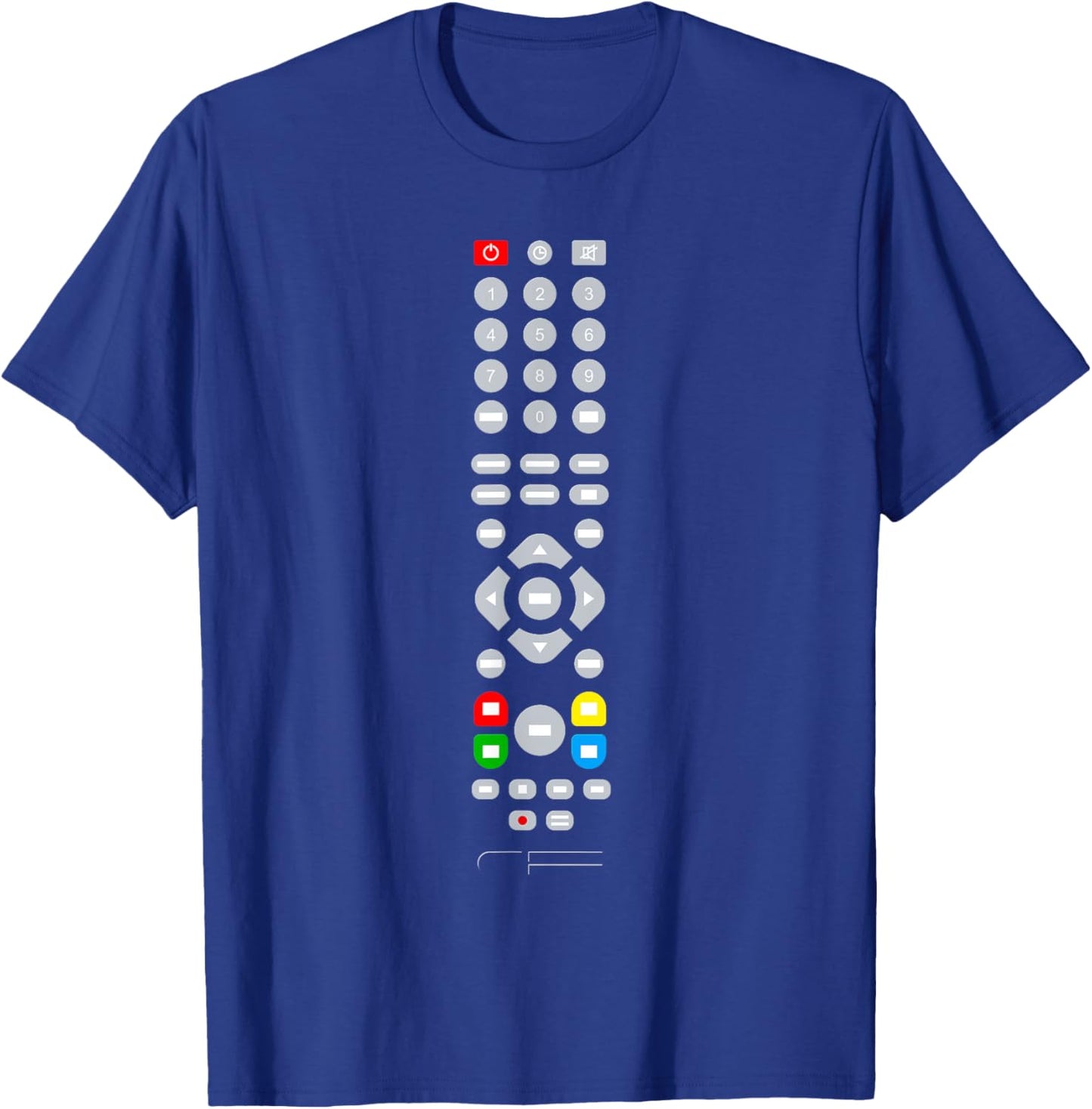 Easy Halloween Costume - TV Remote Control T-Shirt - T-Shirt | Royal
