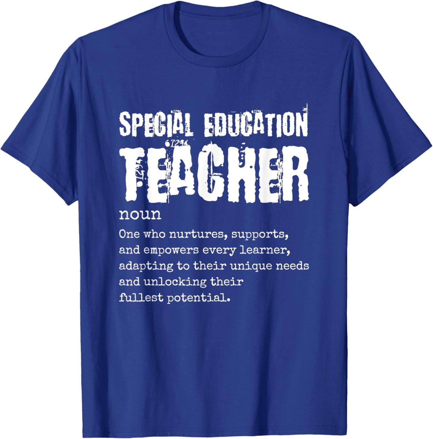 Special Education Teacher T-Shirt - T-Shirt | Royal