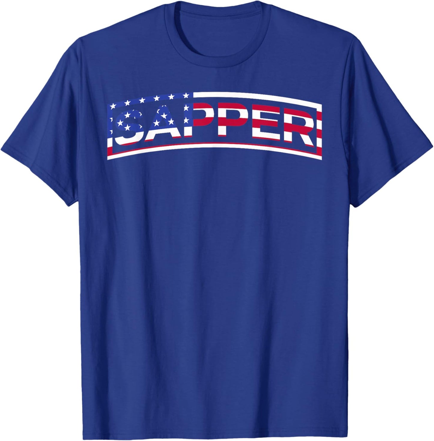 Sapper Military Engineer Infantry Soldier War Veteran T-Shirt - T-Shirt | Royal