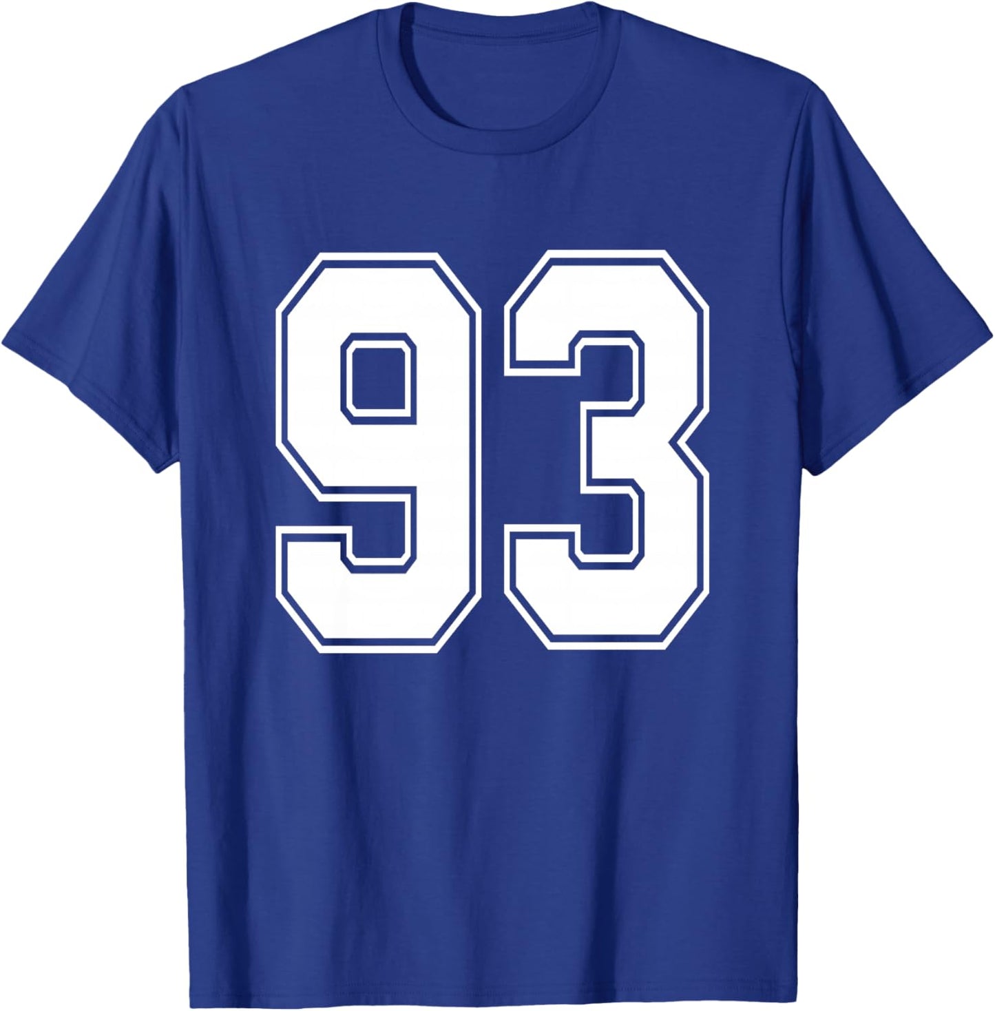 #93 Numéro 93 Sports.Maillot Mon Joueur préféré #93 Haut de Gamme T-Shirt - T-Shirt | Royal