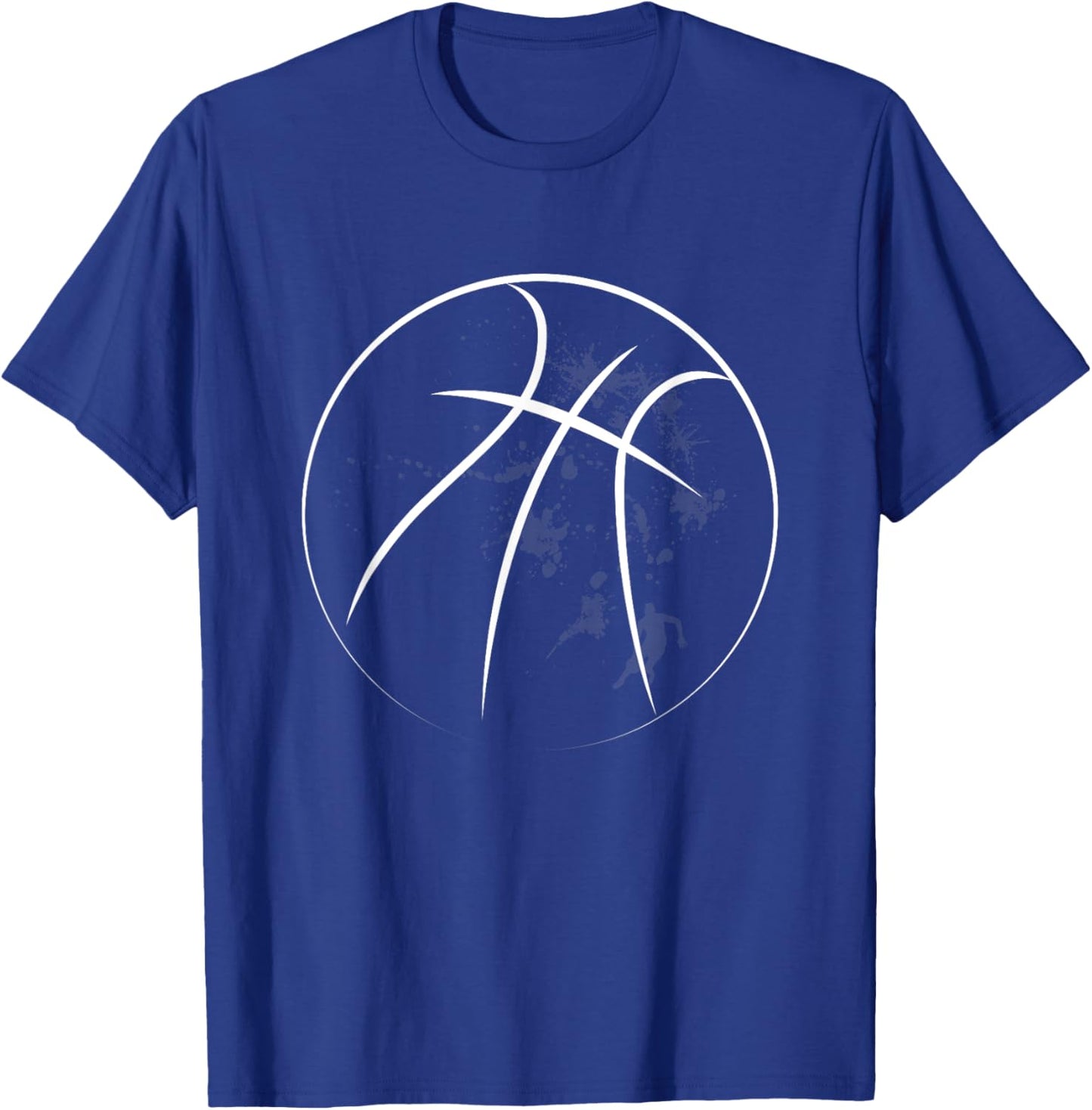 Christian Basketball Christian Athlete Jesus T-Shirt - T-Shirt | Royal