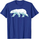 Cool Polar Bear Design Women Arctic Polar Bear Lover T-Shirt - T-Shirt | Royal
