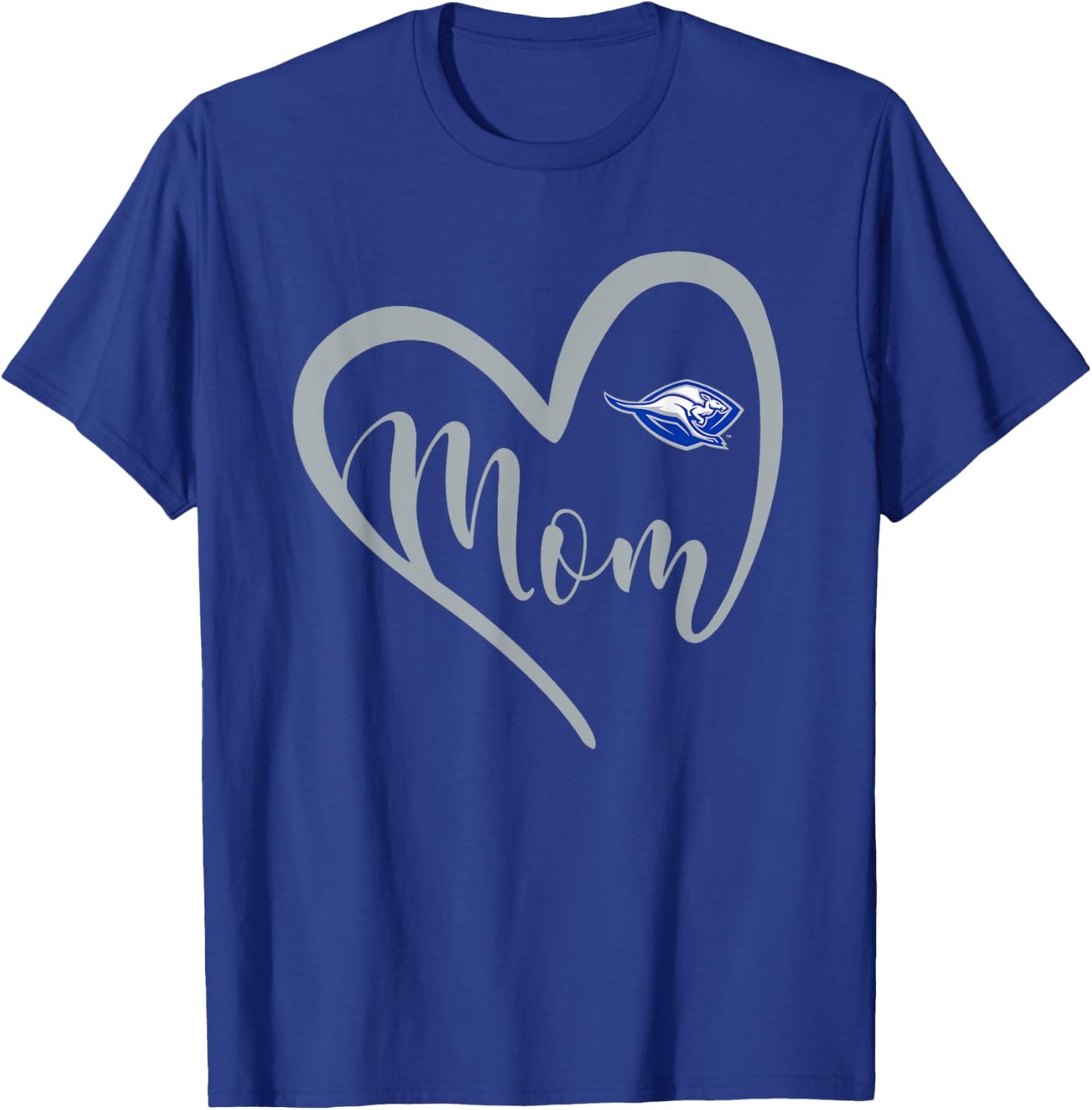 Weatherford Kangaroos Logo Heart Mom HS T-Shirt - T-Shirt | Royal