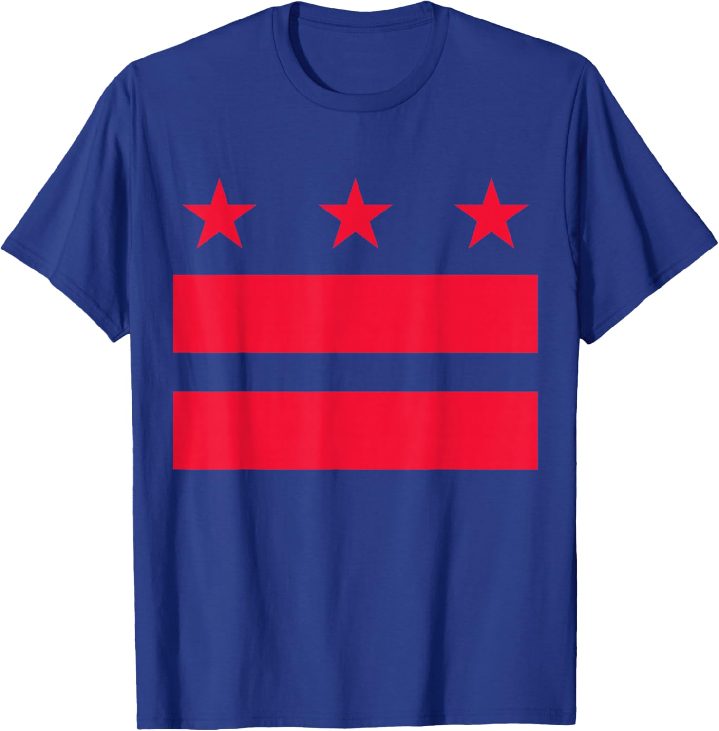 Washington DC Flag US Capital District of Columbia American T-Shirt - T-Shirt | Royal