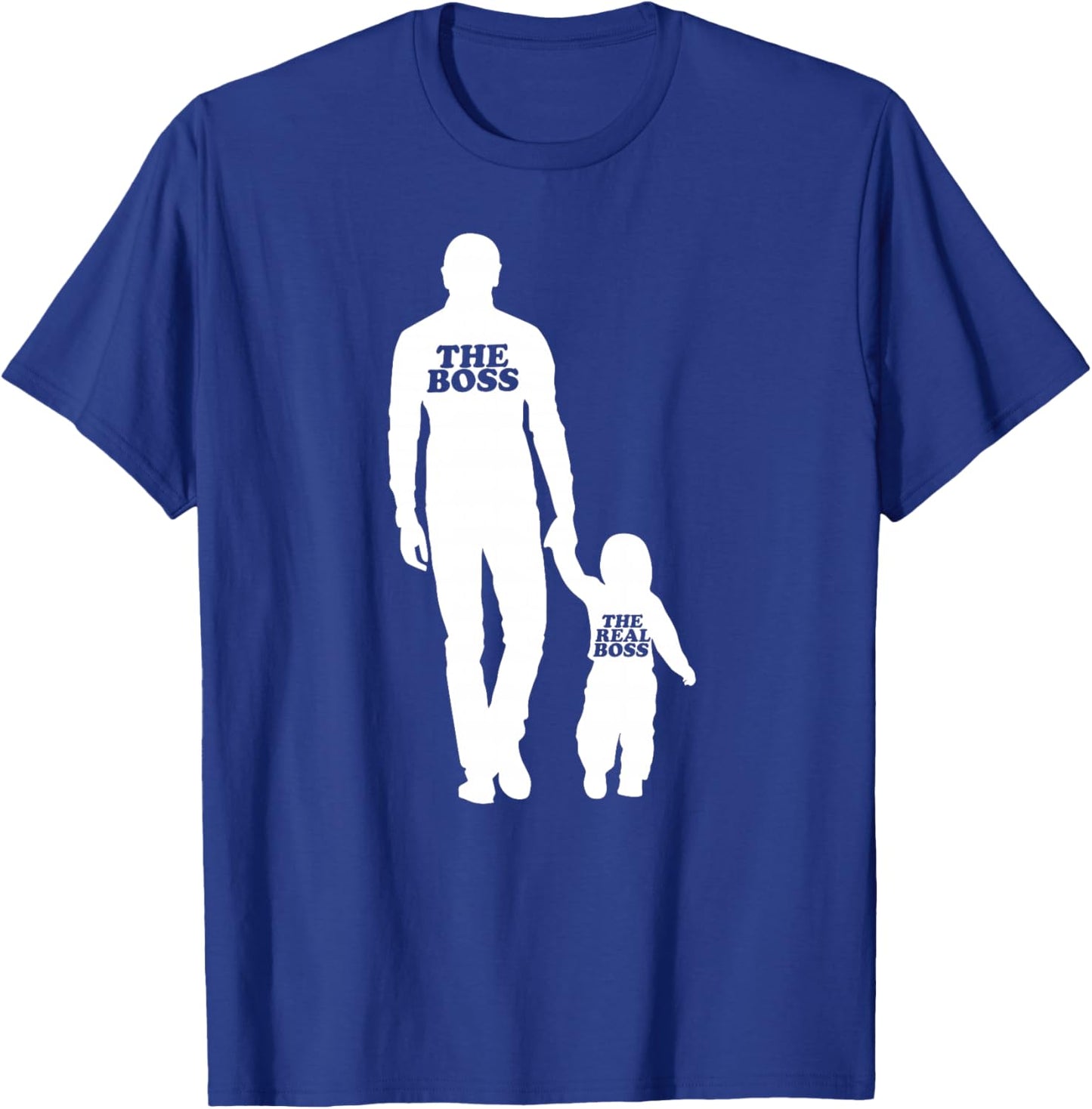 The Boss The Real Boss - Cadeaux de Couple Haut de Gamme T-Shirt - T-Shirt | Royal