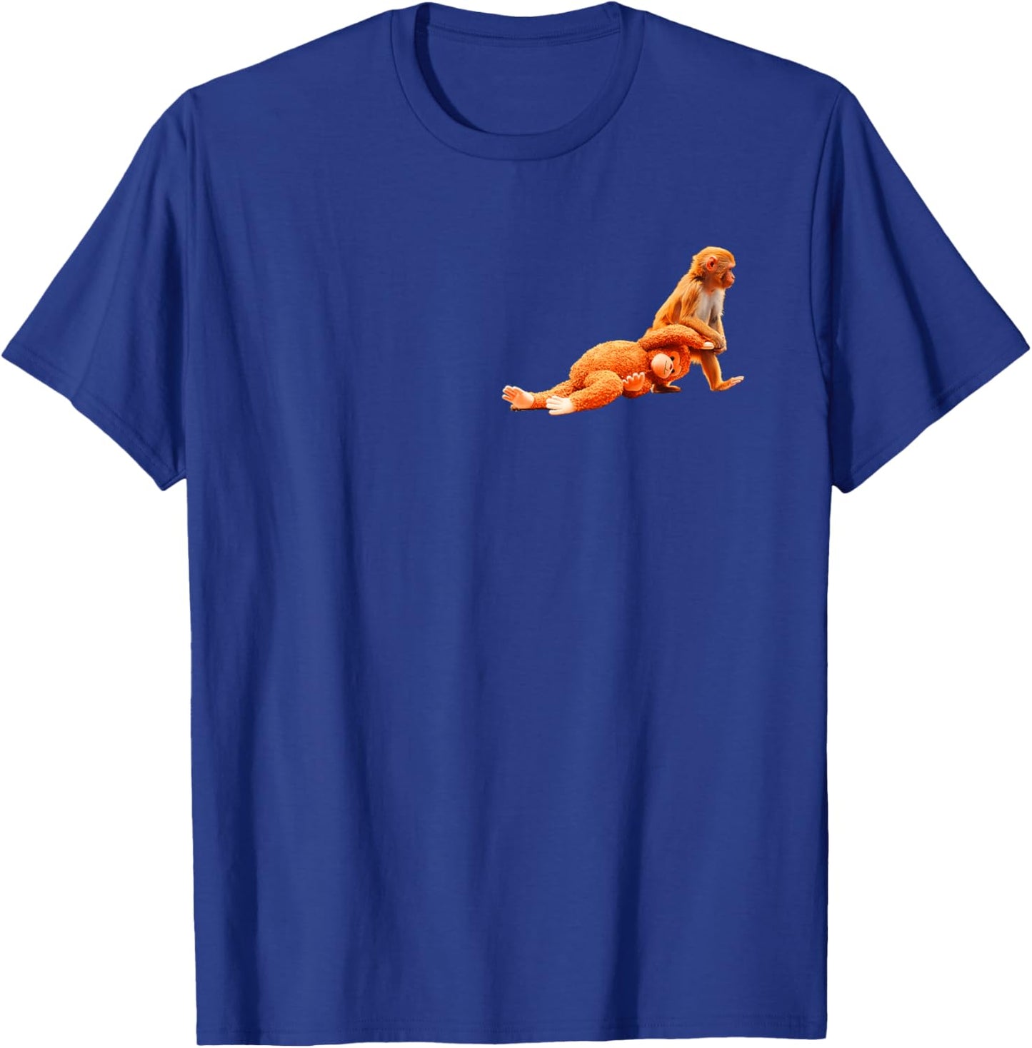 Monkey Punch (2 Side) T-Shirt - T-Shirt | Royal