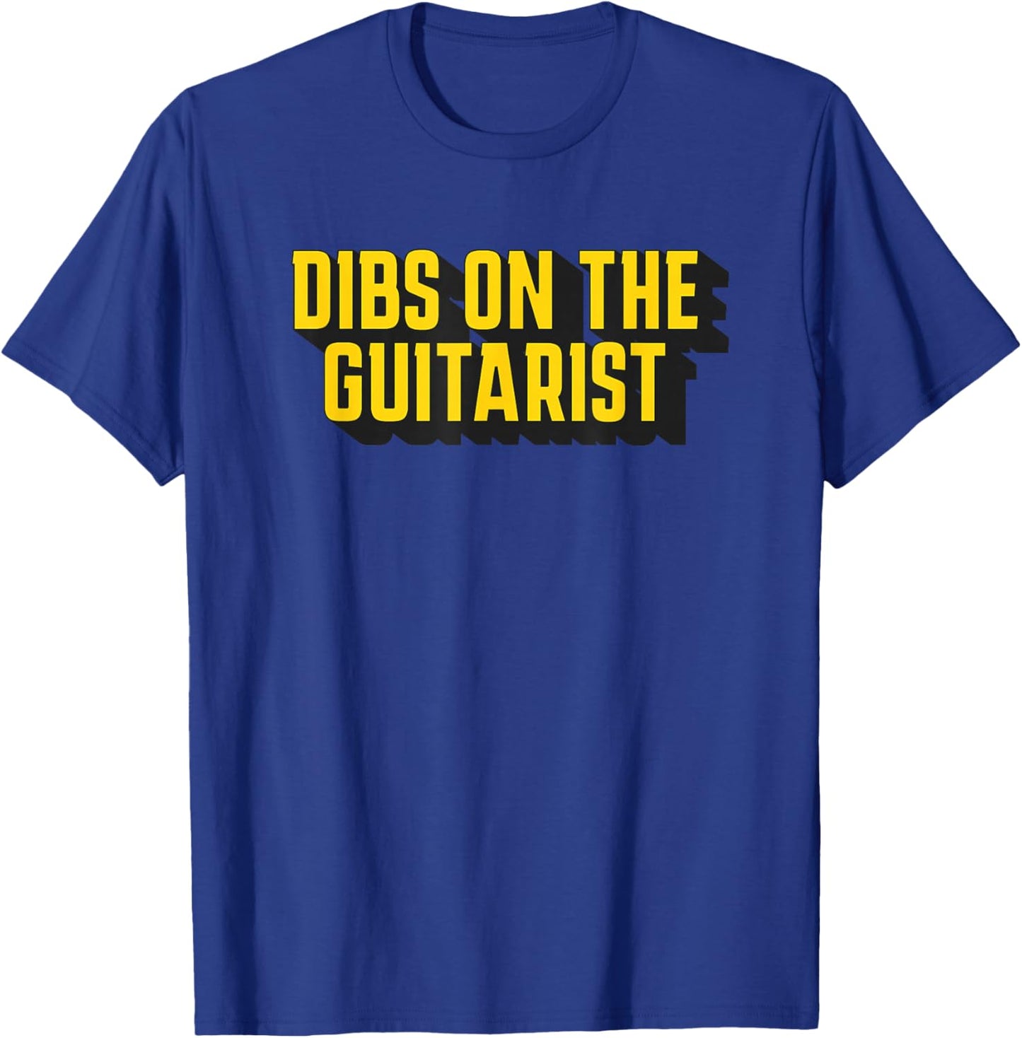 Dibs on the Guitarist Guitar Player Wife T-Shirt - T-Shirt | Royal
