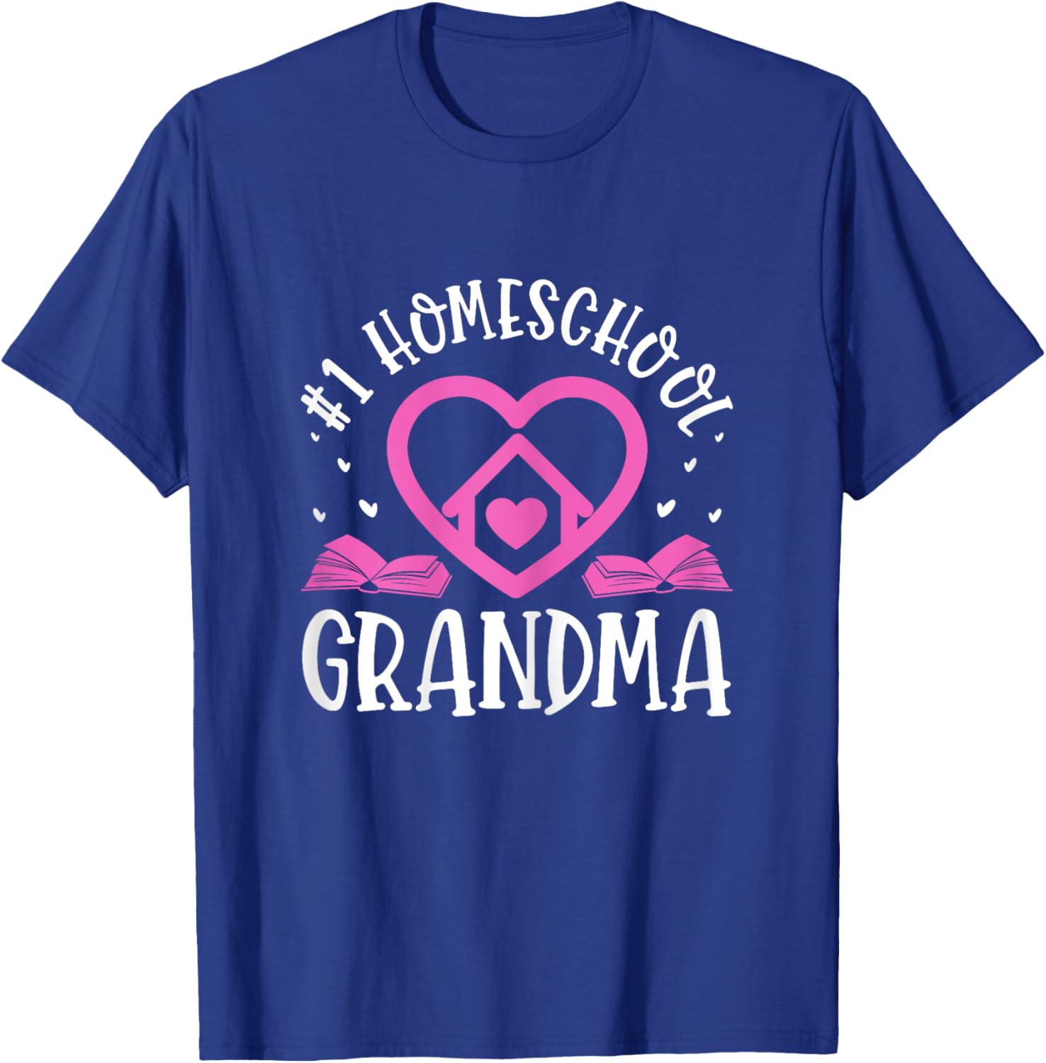 Homeschool Grandma Homeschooling Grandmother T-Shirt - T-Shirt | Royal