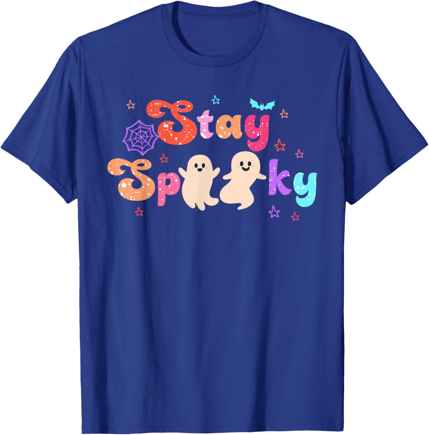 Spooky Season Cute Ghost Funny Halloween T-Shirt - T-Shirt | Royal