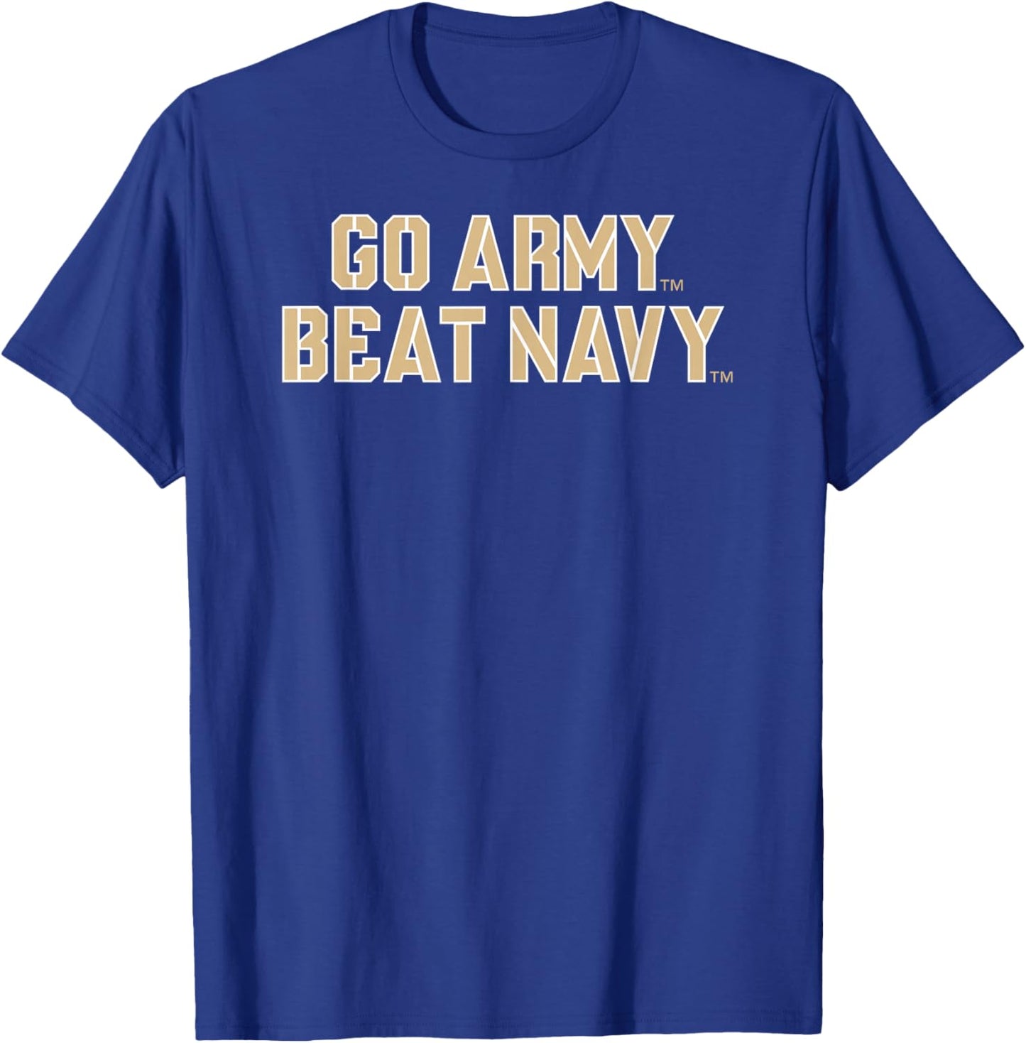 Army Black Knights Go Army Beat Navy Officially Licensed T-Shirt - T-Shirt | Royal