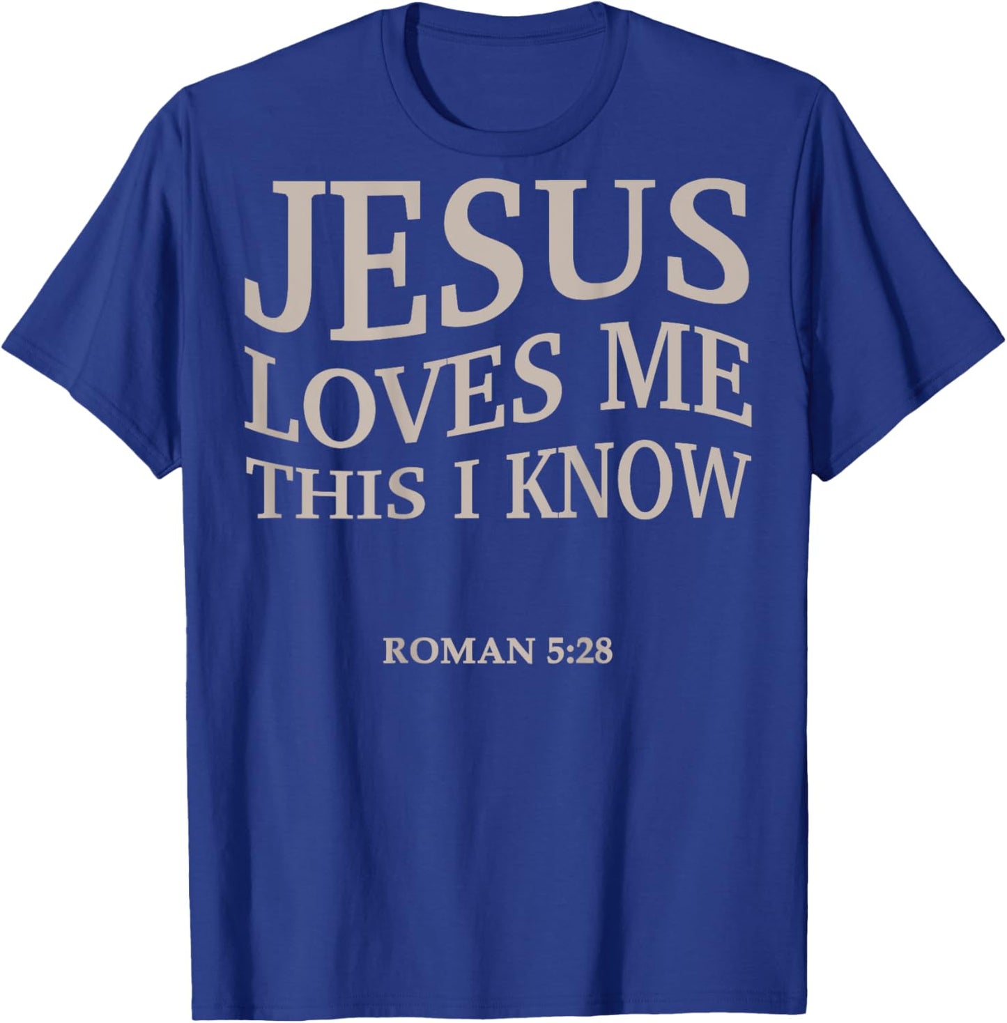 Men Jesus Love Me This I Know Christian Girl Boy Toddler God T-Shirt - T-Shirt | Royal