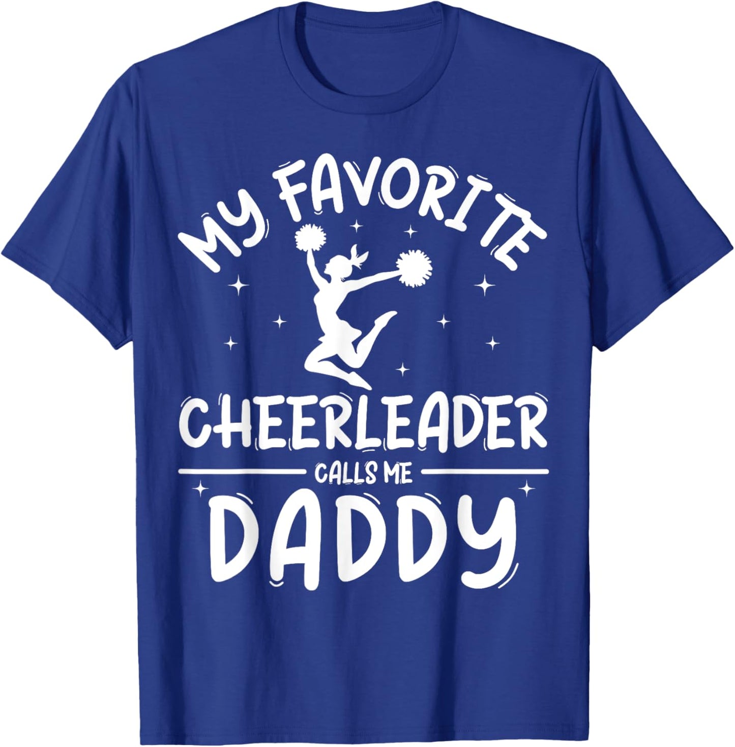 Funny Cheerleading Cheer Dad Shirt Pride Fathers Day T-Shirt - T-Shirt | Royal