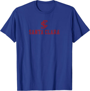 Santa Clara University SCU Broncos Primary Logo T-Shirt - T-Shirt | Royal