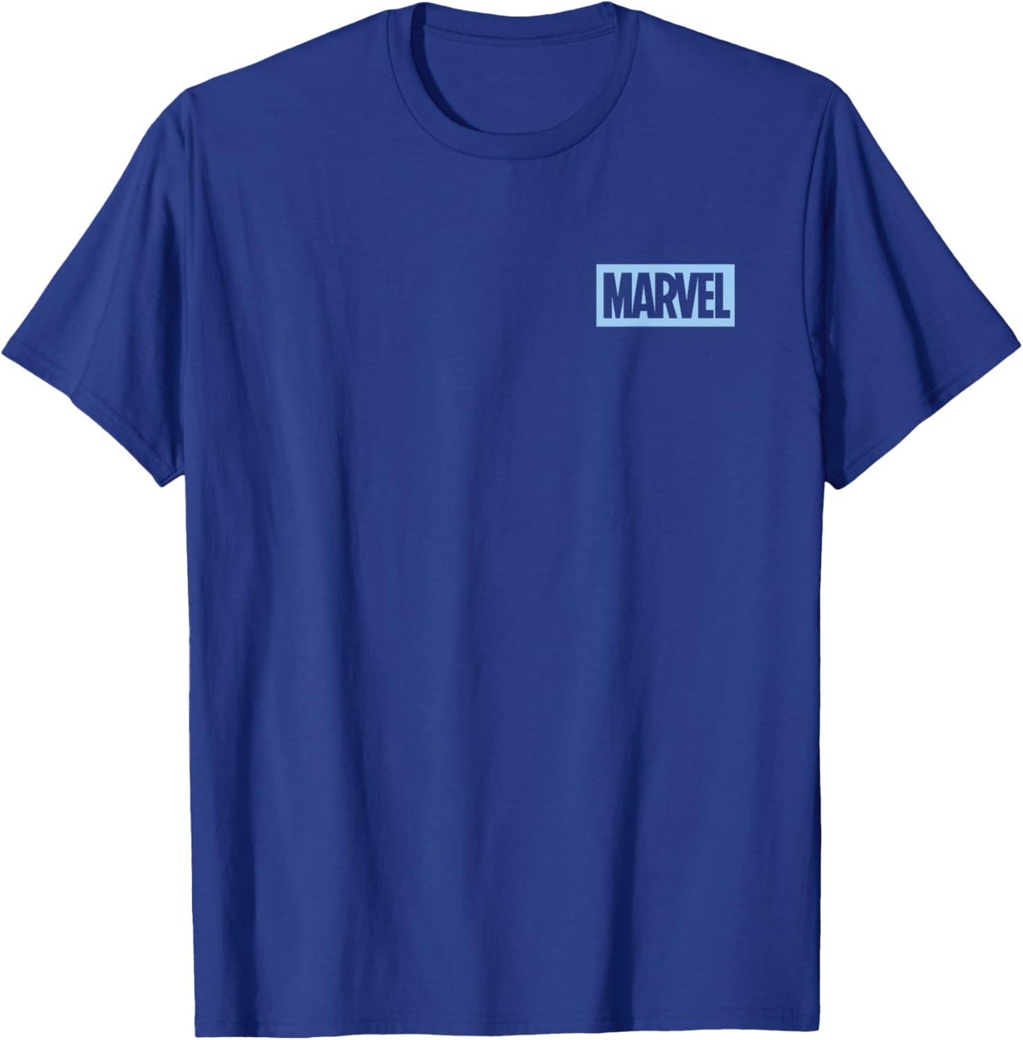 X-Men - Iceman Name Stacked Oversized T-Shirt - T-Shirt | Royal