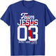 Christian - Team Jesus 03 Faith Hope Love T-Shirt - T-Shirt | Royal