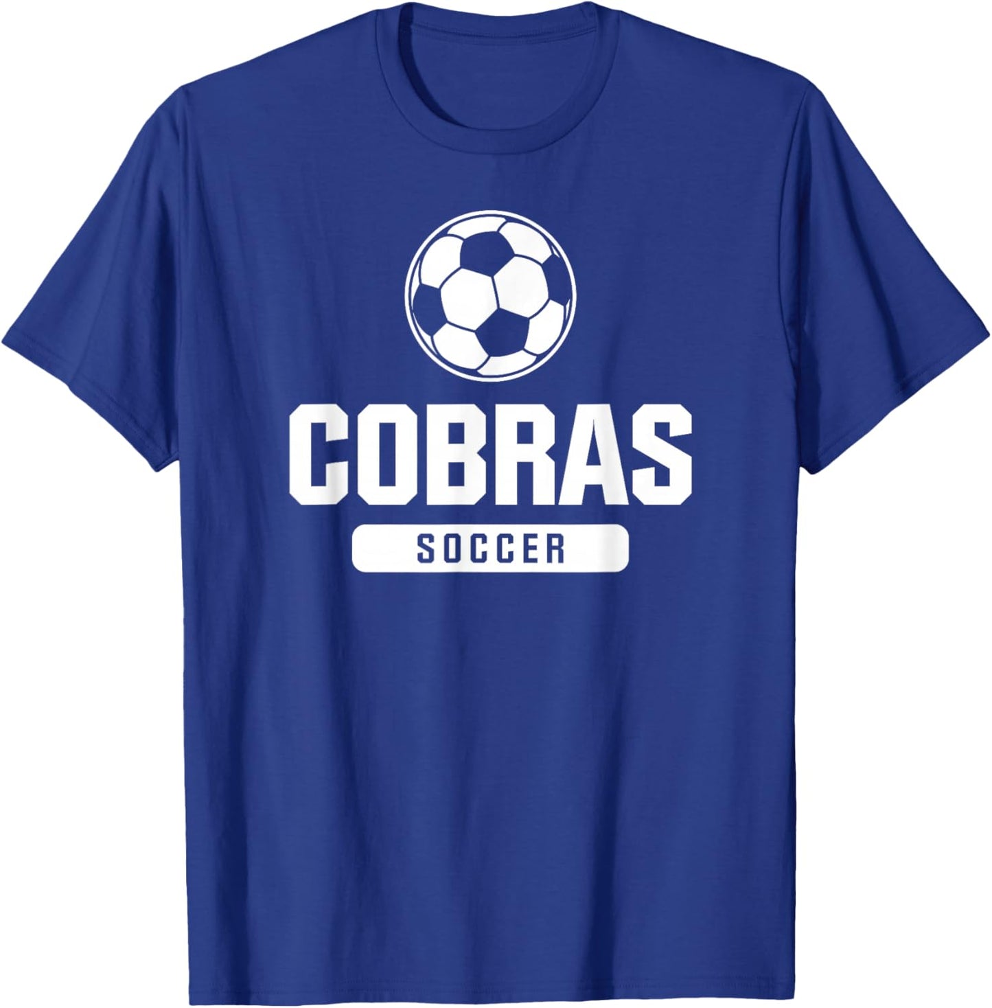 Cobras Soccer for Elementary, Middle, and High Schools T-Shirt - T-Shirt | Royal
