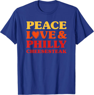 Philly Cheese Steak I Love Philly Cheese Steak Funny Food T-Shirt - T-Shirt | Royal
