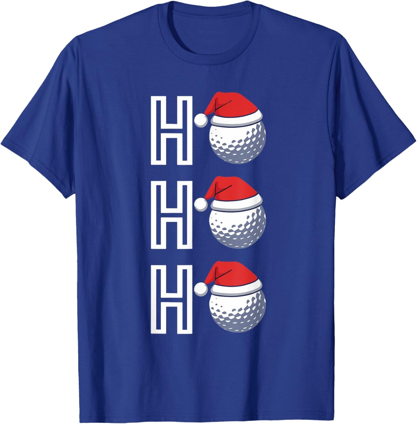 Ho Ho Ho Matching Christmas Golf Pajamas Golf Lover Golfer T-Shirt - T-Shirt | Royal