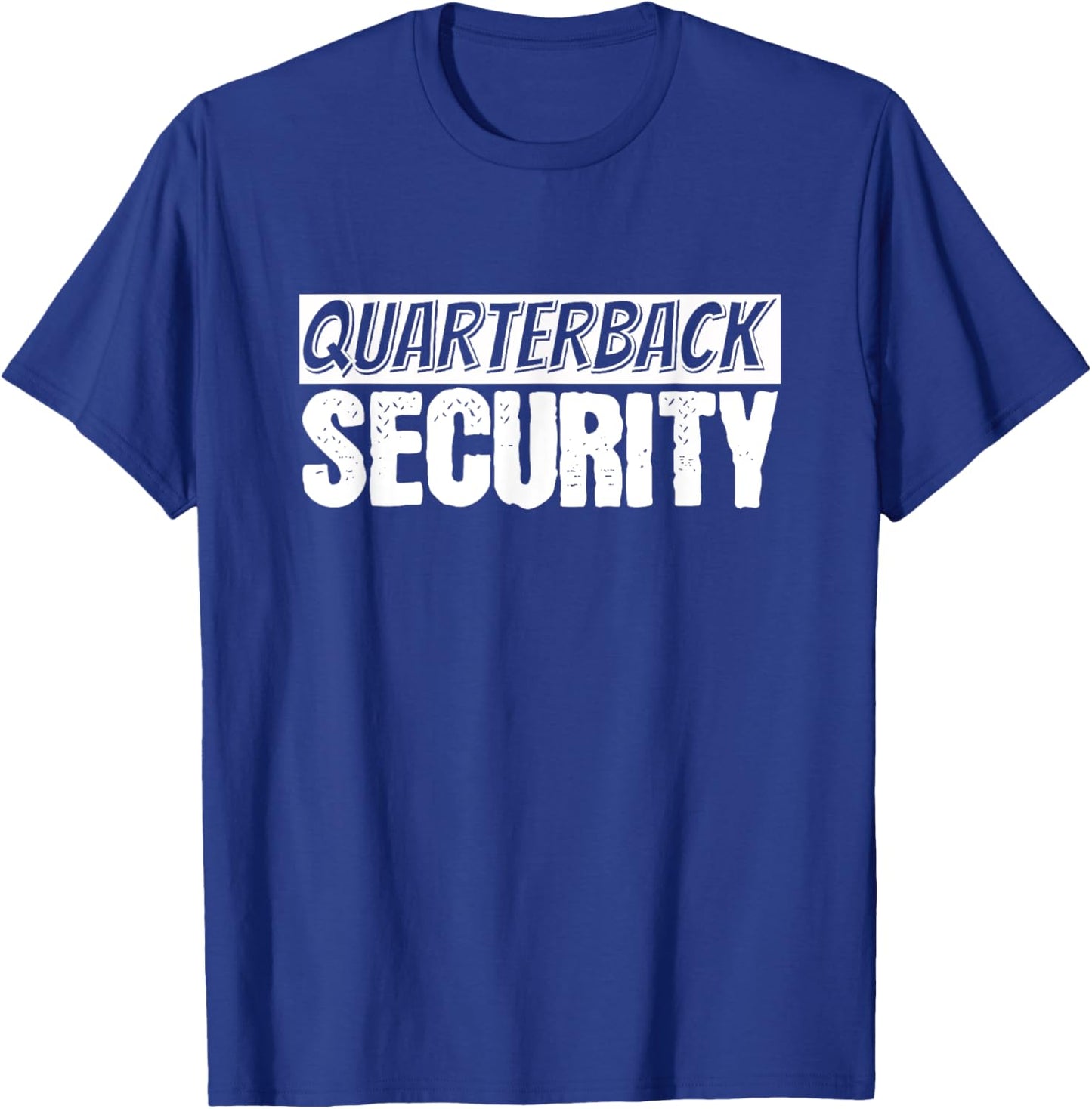 Football Offensive Line Quarterback Protection Lineman T-Shirt - T-Shirt | Royal