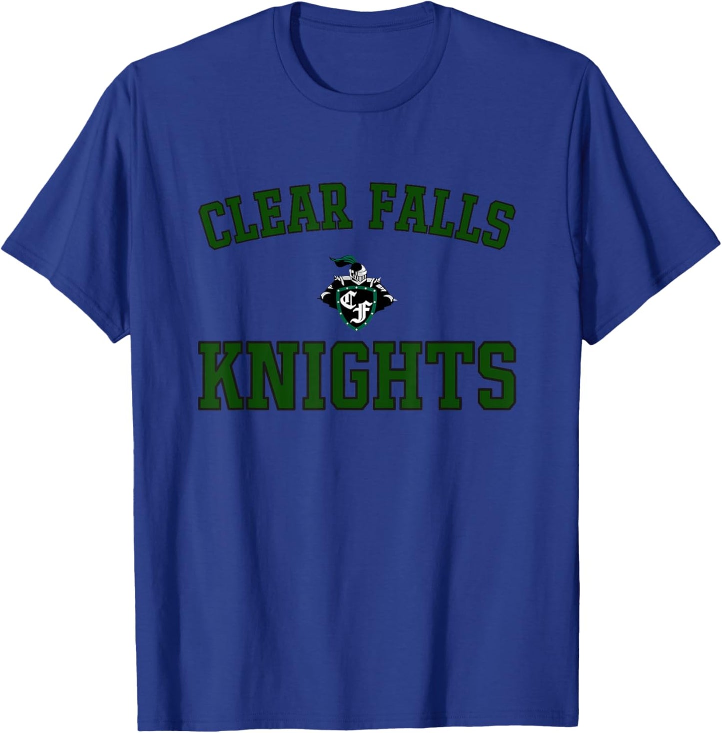 Clear Falls Knights Logo Varsity HS T-Shirt - T-Shirt | Royal