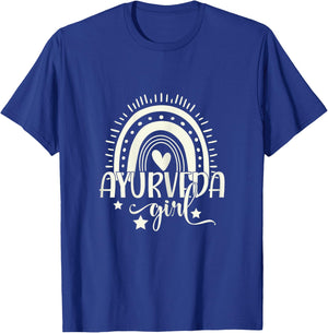 Ayurveda Girl Indian Medicine Holistic Dosha Yoga Wellness T-Shirt - T-Shirt | Royal